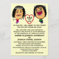 Marry My BFF Wedding Invite