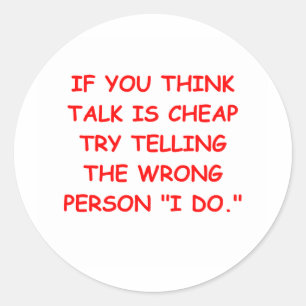 MARRY.png Classic Round Sticker