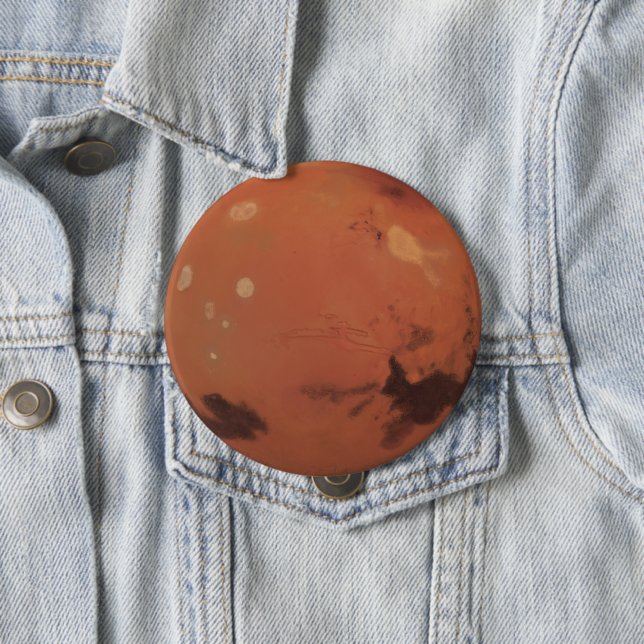Mars 10 Cm Round Badge (In Situ)