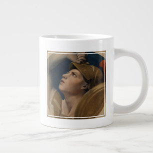 Mars, 1864 (oil on canvas) large coffee mug