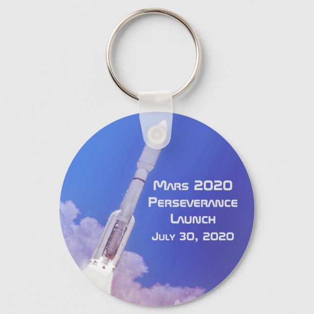 Mars 2020 Perseverance Launch Key Ring (Front)