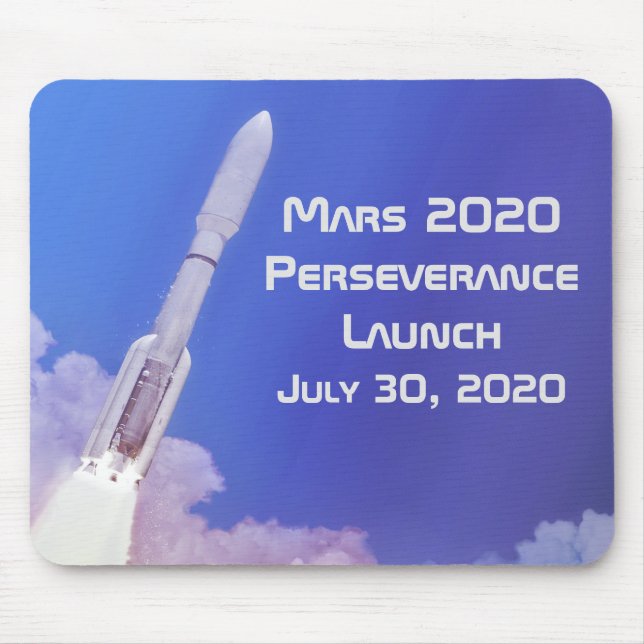 Mars 2020 Perseverance Launch Mouse Pad (Front)