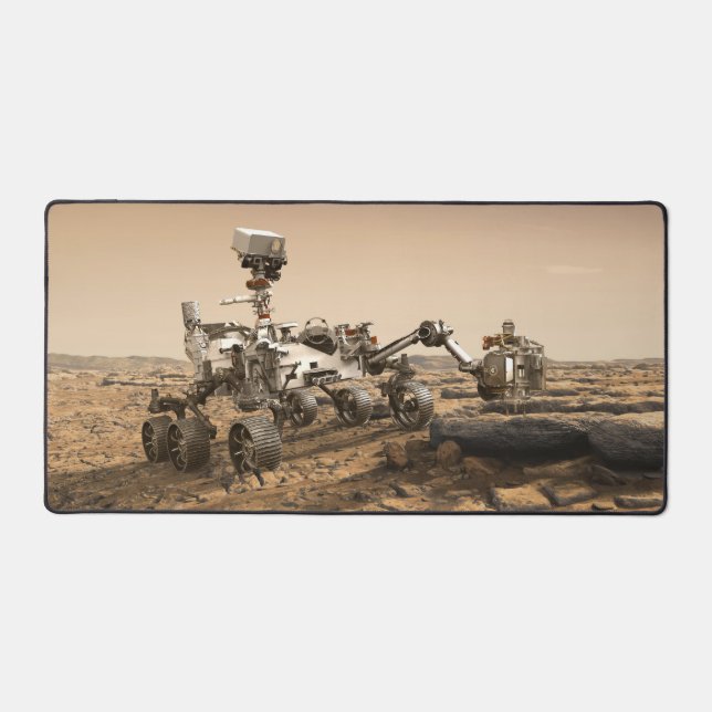 Mars 2020 Perseverance Rover  Desk Mat (Front)