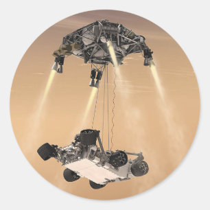 Mars 2020 Rover Classic Round Sticker