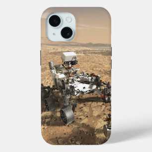 Mars 2020 Rover On The Surface Of Mars. iPhone 15 Case