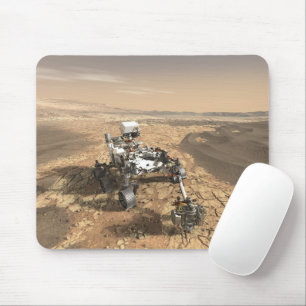 Mars 2020 Rover On The Surface Of Mars. Mouse Pad