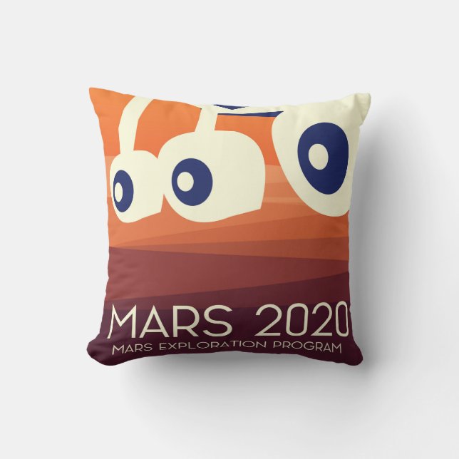 Mars 2020 Rover Space Art Cushion (Front)
