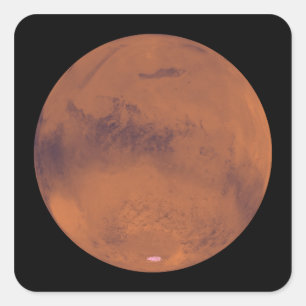 Mars 4 square sticker