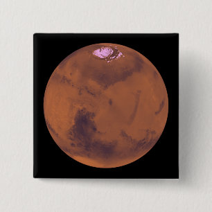 Mars 6 15 cm square badge