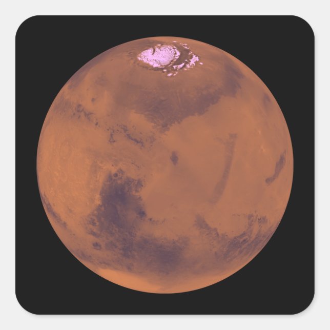 Mars 6 square sticker (Front)