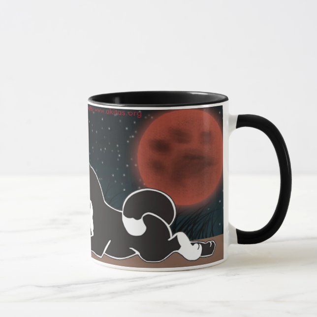MARS Akita Harvest Moon Mug (Right)