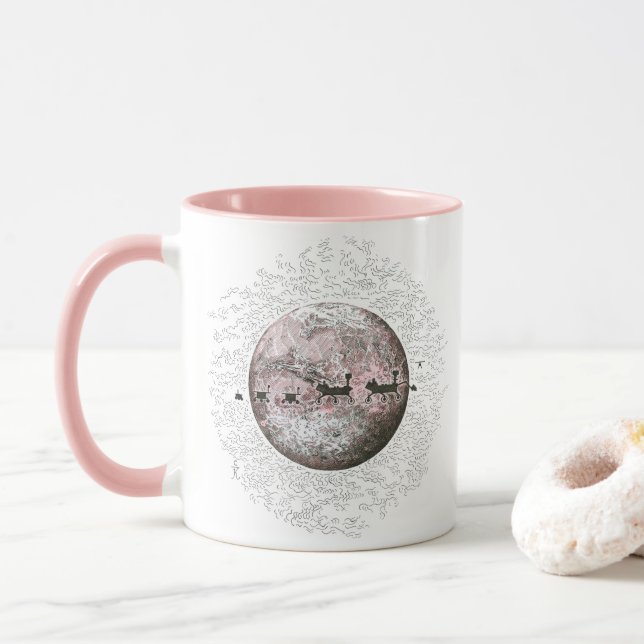 Mars and Rovers Mug (With Donut)