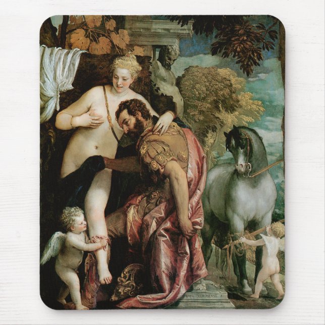 Mars and Venus United by Love Mouse Pad (Front)