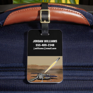 Mars Ascent Vehicle Launched From Mars. Luggage Tag