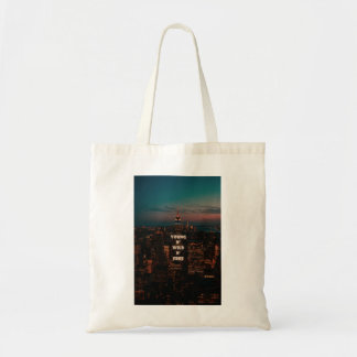 Mars Bruno Typography Tote Bag