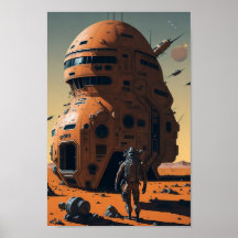 Mars colonisation, Ai generated art