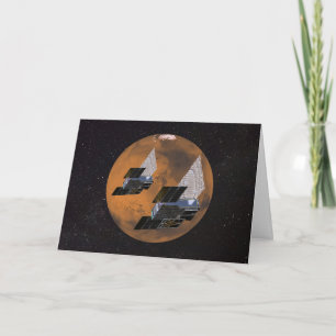 Mars Cubed by MarCO CubeSats Card