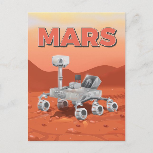 Mars Exploration Rover Postcard (Front)