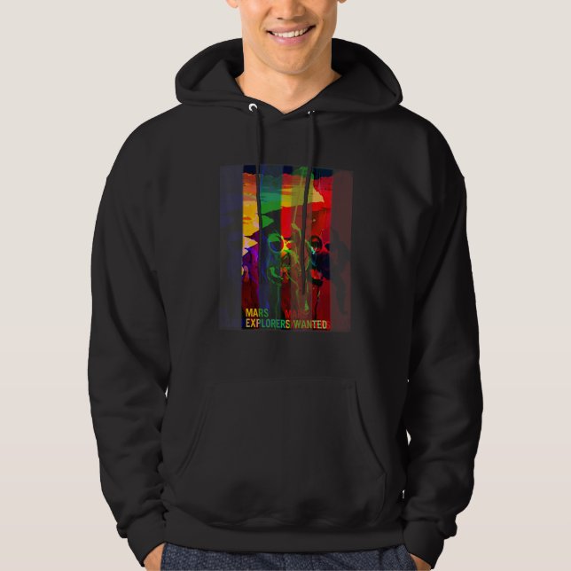 Mars Explorer Wanted Hoodie (Front)