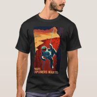 Mars Explorers Wanted Poster