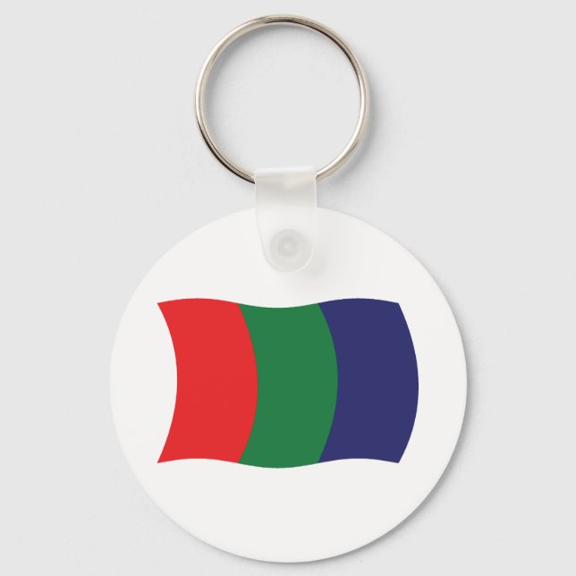 Mars Flag Keychain (Front)