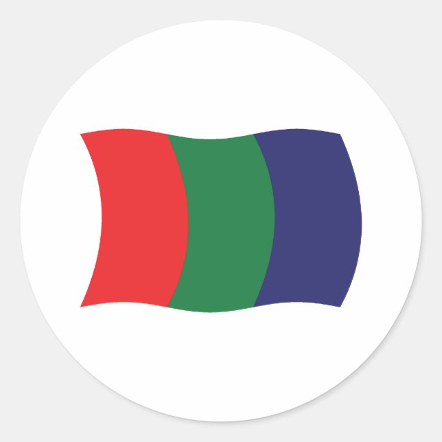 Mars Flag Sticker (Front)