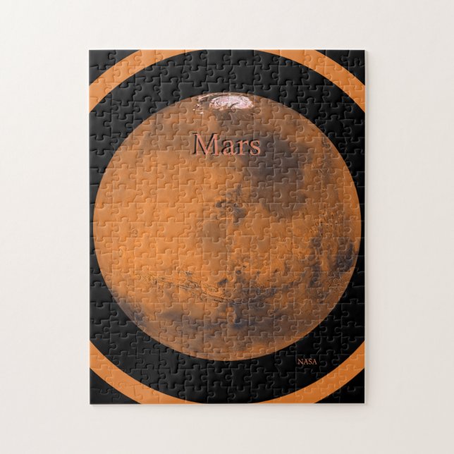 Mars Globe by NASA Jigsaw Puzzle (Vertical)