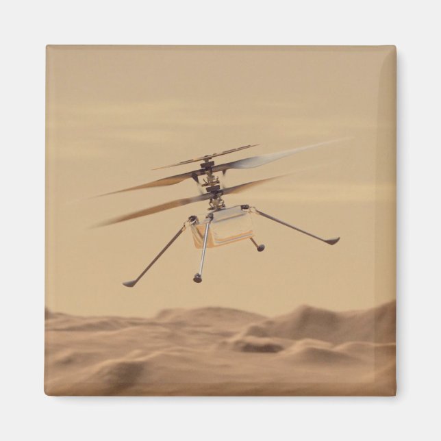 Mars Ingenuity Helicopter Flight Magnet (Front)