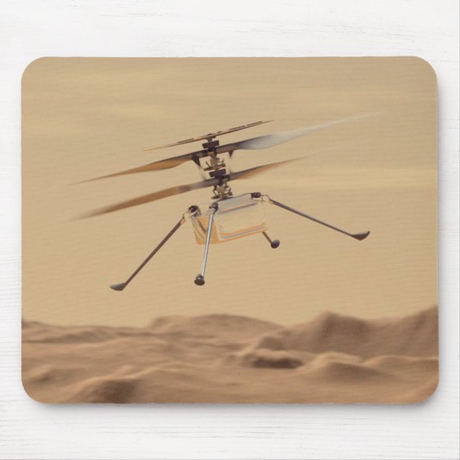 Mars Ingenuity Helicopter Flight Mouse Pad (Front)
