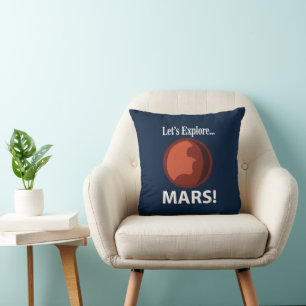 Mars Let's Explore Mars Cushion