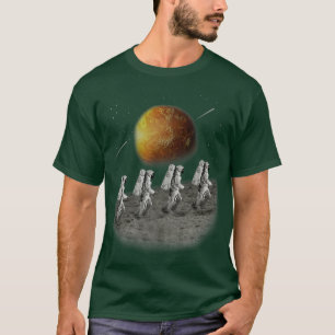 Mars Lovers Astronauts Mars Costume Planets T-Shirt