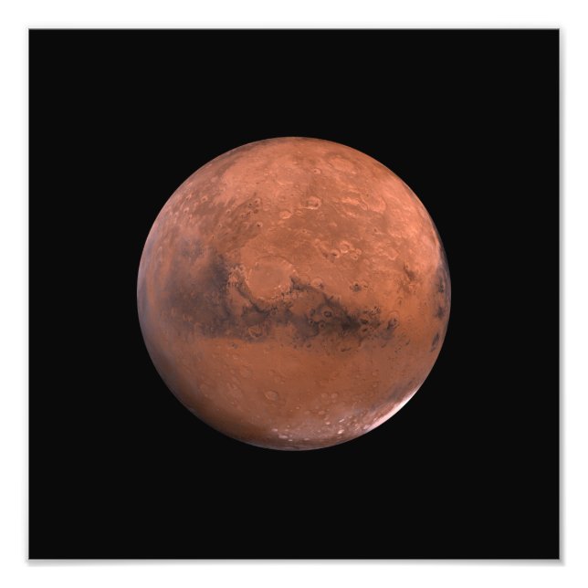 Mars Martian Space Astronomy Photo Print (Front)