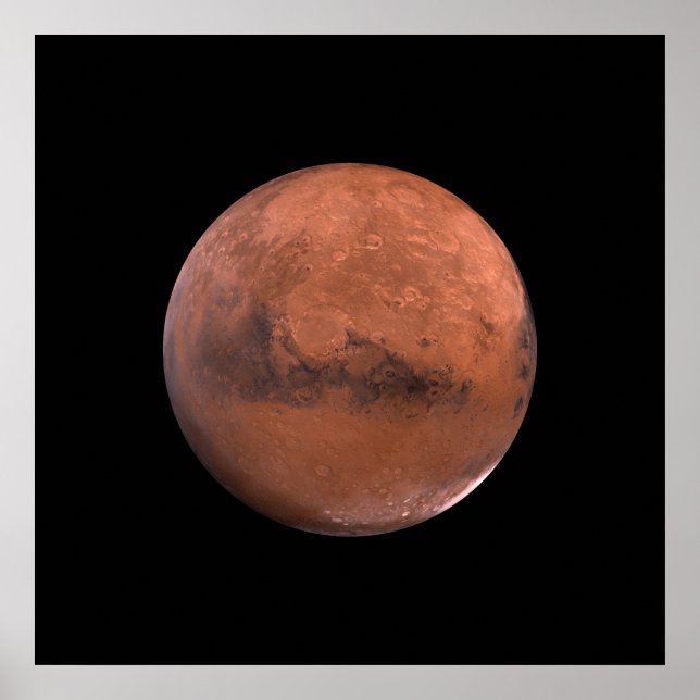 Mars Martian Space Astronomy Poster (Front)