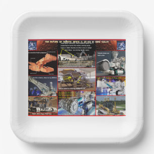 Mars Mining Machines Paper Plate