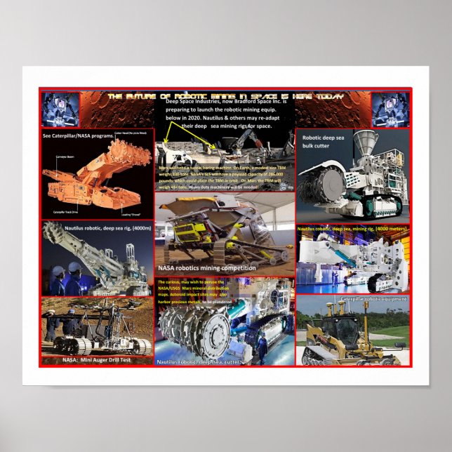 Mars Mining Machines Poster (Front)