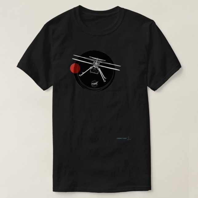 Mars Mission 2021 Perseverance Ingenuity 2 T-Shirt (Design Front)