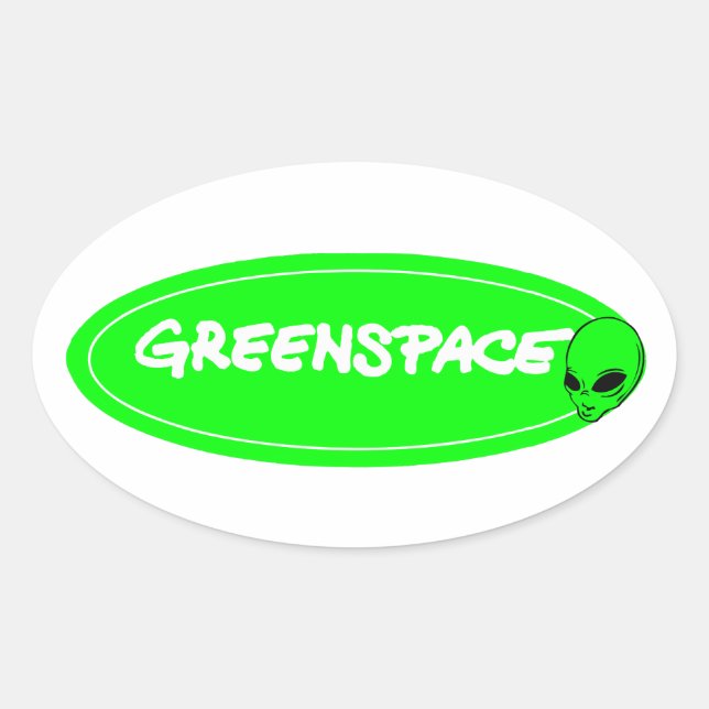 Mars mission oval sticker (Front)