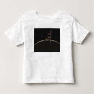 Mars Odyssey spacecraft over martian sunrise Toddler T-Shirt
