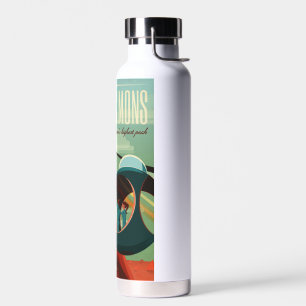 Mars Olympus Mons Highest Volcano Solar System Water Bottle