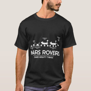 Mars Perseverance Rover Dare Mighty Things Landing T-Shirt