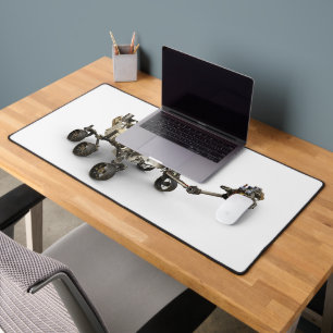 Mars Perseverance Rover On White Background. Desk Mat