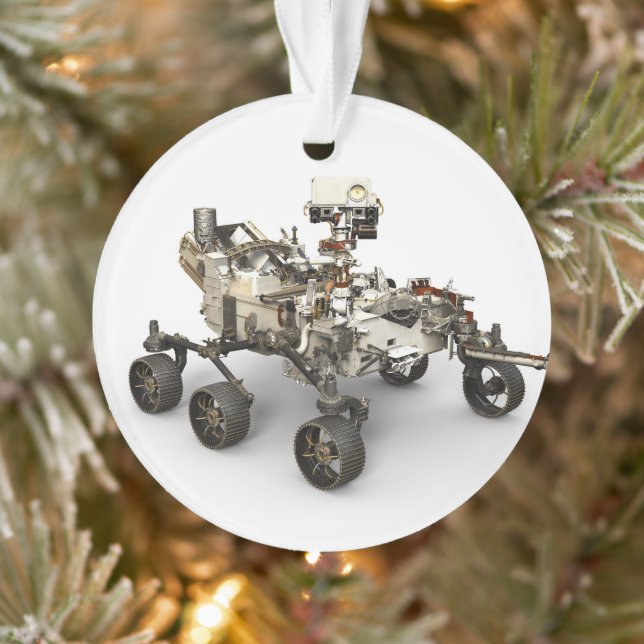Mars Perseverance Rover On White Background. Ornament (Tree)