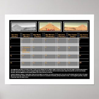 Mar's Pyramid Poster