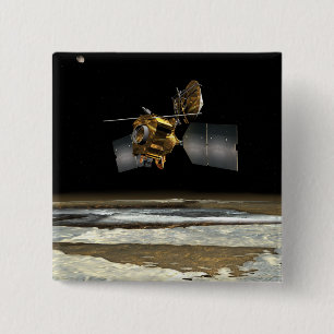 Mars Reconnaissance Orbiter 2 15 Cm Square Badge