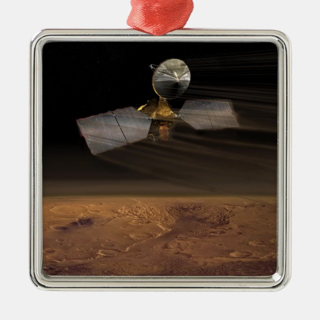 Mars Reconnaissance Orbiter 3 Metal Tree Decoration (Front)