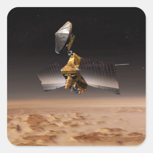Mars Reconnaissance Orbiter 4 Square Sticker