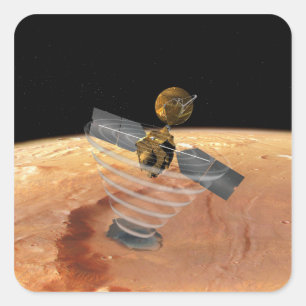 Mars Reconnaissance Orbiter Square Sticker