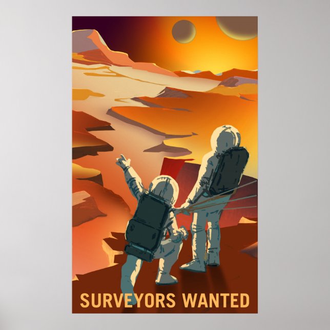 Mars Recruitment - Surveyors Wanted Poster (Front)