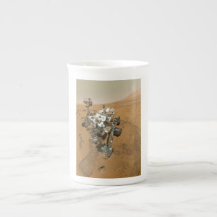 Mars Rover Curiosity at Rocknest Bone China Mug