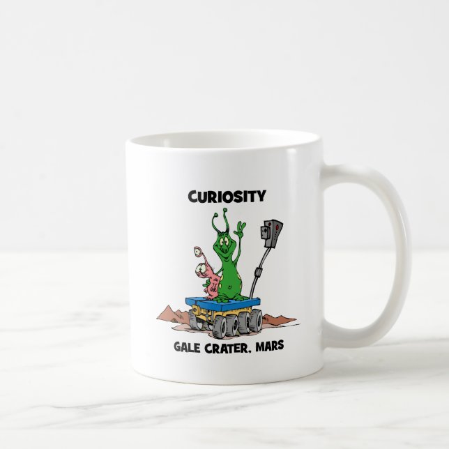 Mars Rover Curiosity Coffee Mug (Right)